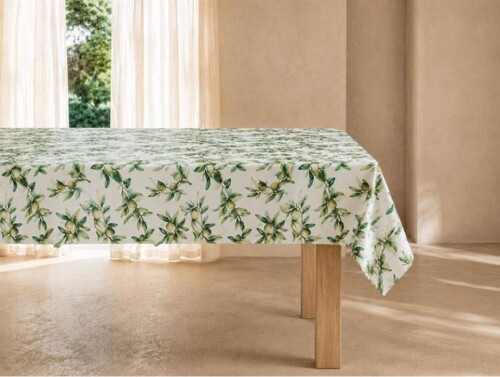 Mantel antimanchas Aceitunas 150x200cm